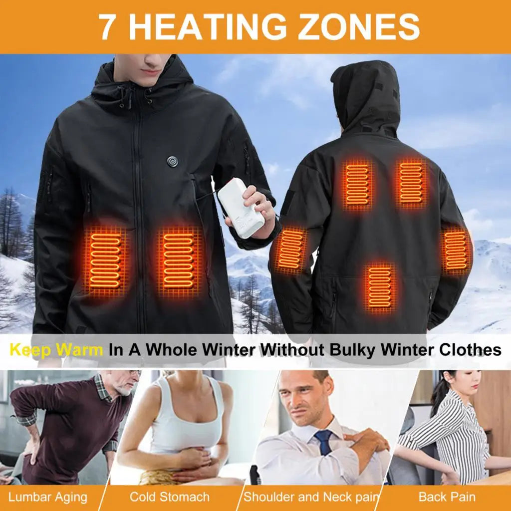 Heated Hooded Jacket